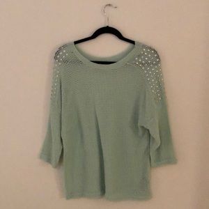 Forever 21 turquoise sweater